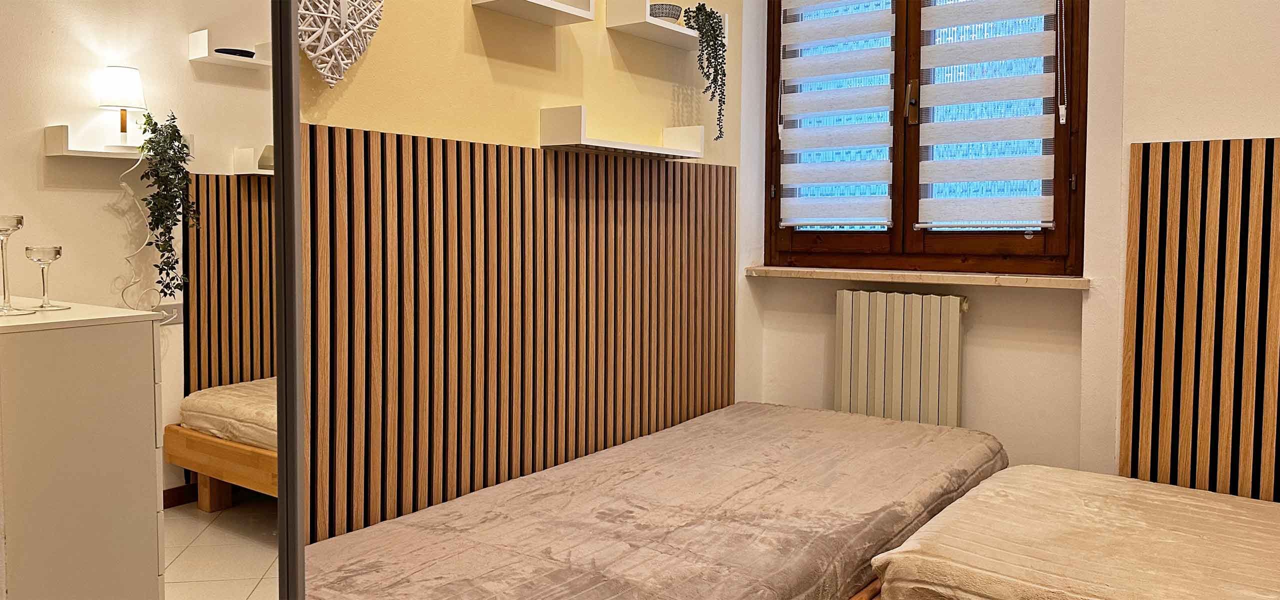 Kinderzimmer mit zwei Einzelbetten